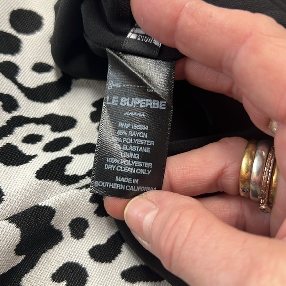 Le Superbe NWT Leopard King Liza Skirt Size M - Picture 10 of 10